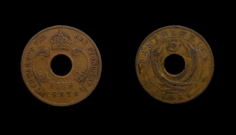 Collection Focus: The Ghost King (1936 East Africa 5 Cents – KN)